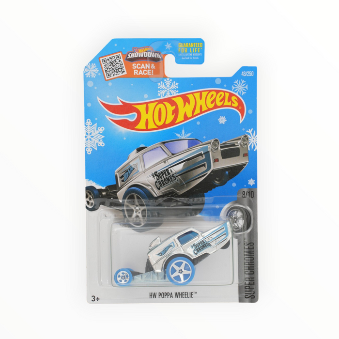 Hot Wheels HW Poppa Wheelie (Snowflake Card) Mainline (2016) 43/250
