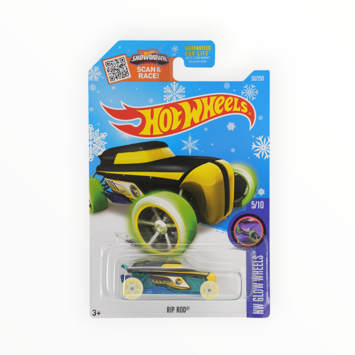 Hot Wheels Rip Rod (Snowflake Card - Treasure Hunt) 2016 - 50/250