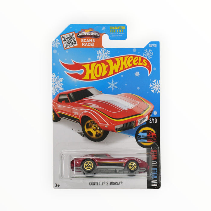 Hot Wheels Corvette Stingray (Snowflake Card) Mainline (2016) 58/250