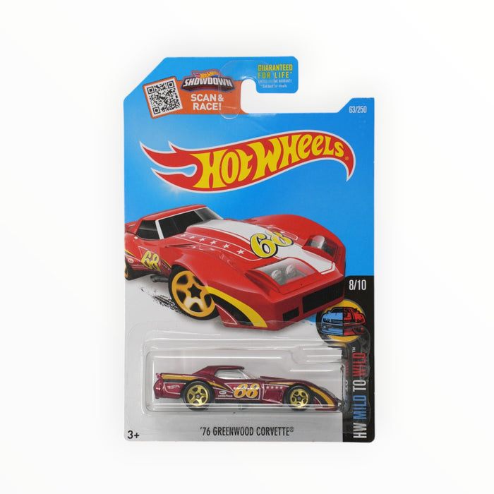 Hot Wheels '76 Greenwood Corvette - Mainline (2016) 63/250