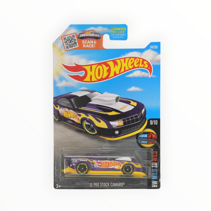 Hot Wheels '10 Pro Stock Camaro (Spring Card) Mainline (2016) 64/250