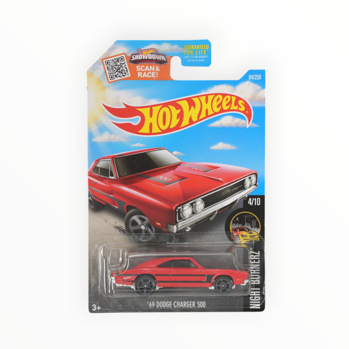 Hot Wheels '69 Dodge Charger 500 (Spring Card) Mainline (2016) 84/250