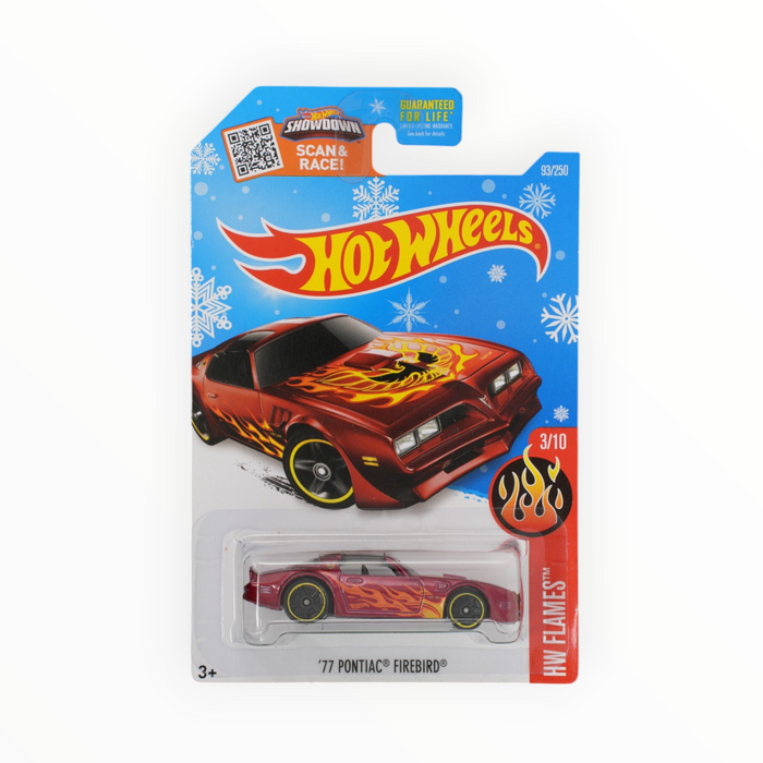 Hot Wheels '77 Pontiac Firebird (Snowflake Card) Mainline (2016) 93/250