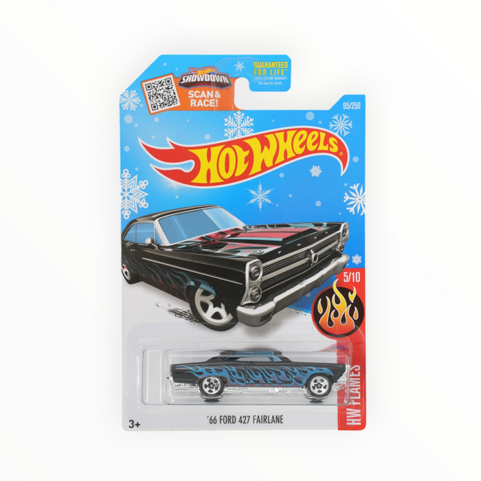 Hot Wheels '66 Ford 427 Fairlane (Snowflake Card) Mainline (2016) 95/250