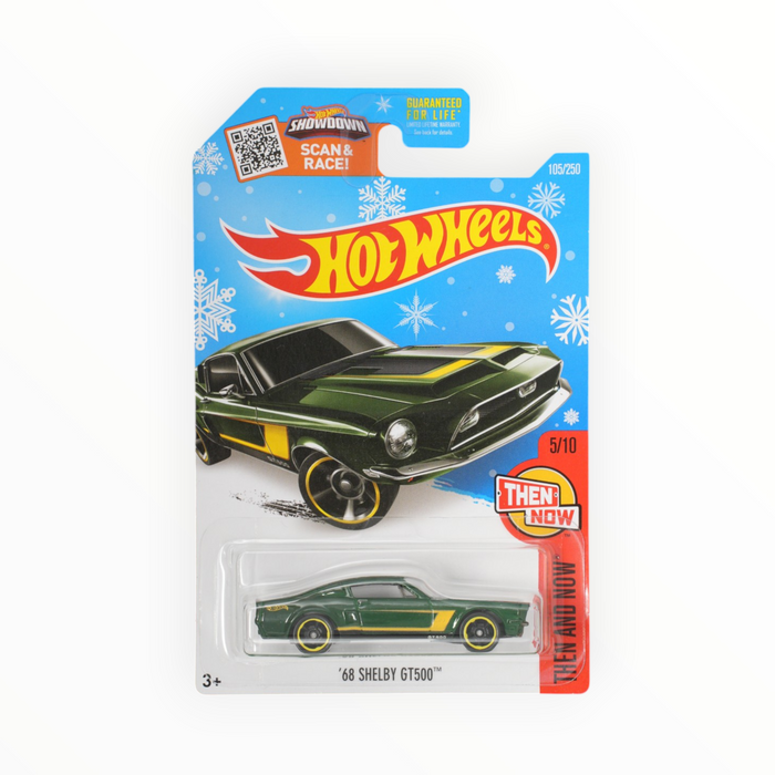 Hot Wheels '68 Shelby GT500 (Snowflake Card) Mainline (2016) 105/250