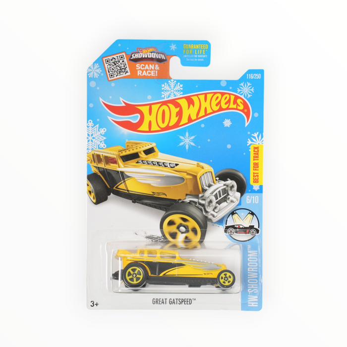 Hot Wheels Great Gatspeed (Snowflake Card) Mainline (2016) 116/250