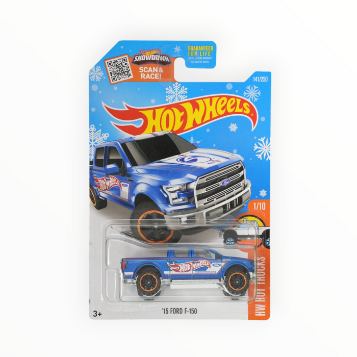 Hot Wheels '15 Ford F-150 (Snowflake Card) Mainline (2016) 141/250