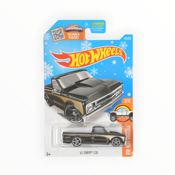 Hot Wheels '67 Chevy C10 (Snowflake Card) Mainline (2016) 143/250