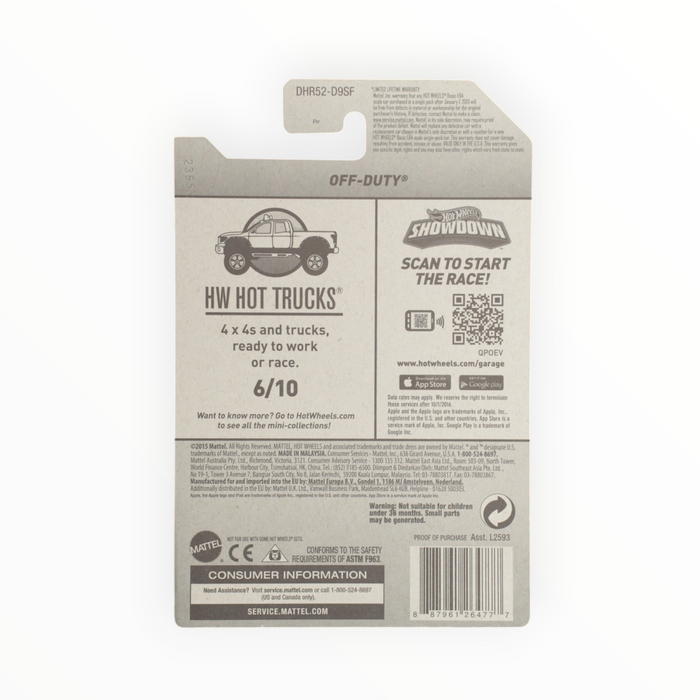 Hot Wheels Off-Duty (Snowflake Card) Mainline (2016) 146/250
