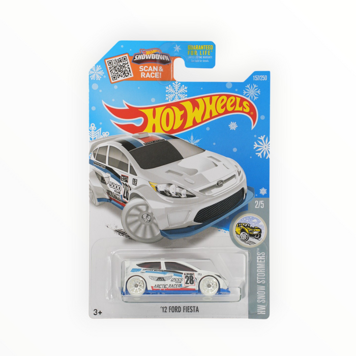 Hot Wheels '12 Ford Fiesta (Snowflake Card) Mainline (2016) 157/250