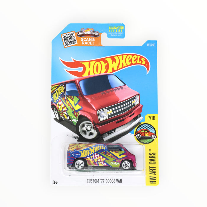 Hot Wheels Custom '77 Dodge Van - Mainline (2016) 197/250