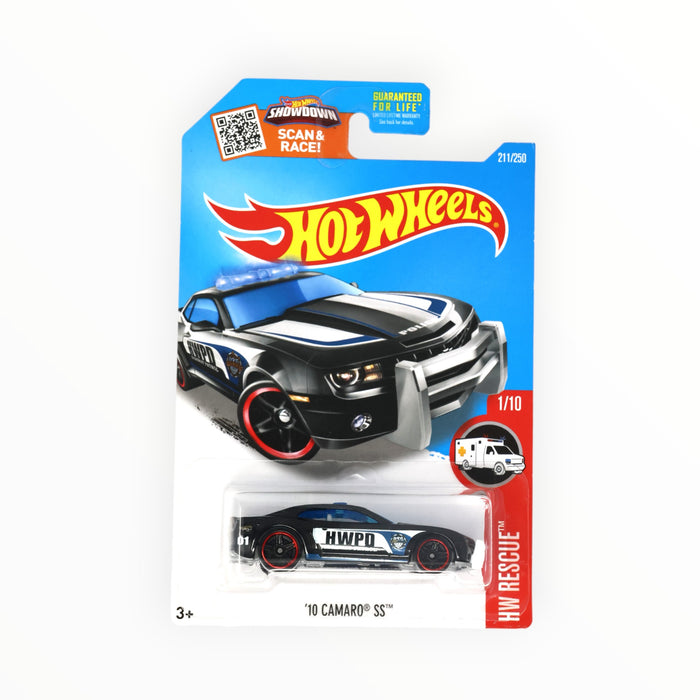 Hot Wheels '10 Camaro SS w/ Light Bar - Mainline (2016) 211/250