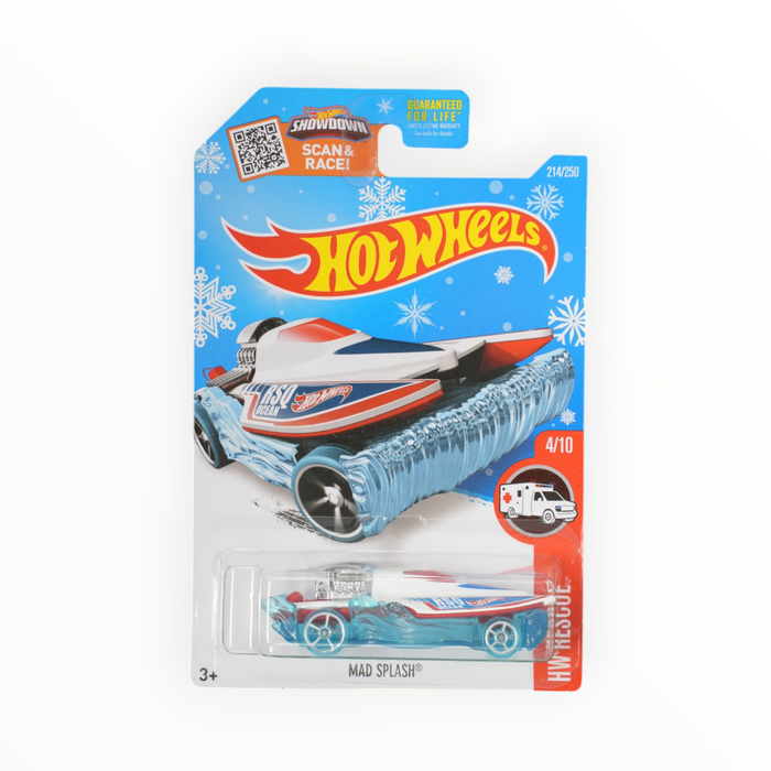 Hot Wheels Mad Splash (Snowflake Card) Mainline (2016) 214/250