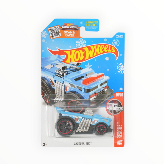 Hot Wheels Backdrafter (Snowflake Card) Mainline (2016) 220/250