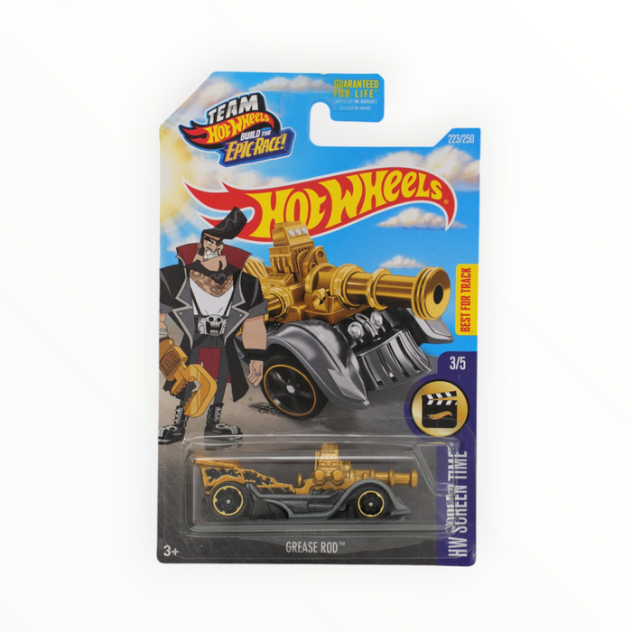 Hot Wheels Grease Rod (Spring Card - Treasure Hunt) 2016 - 223/250