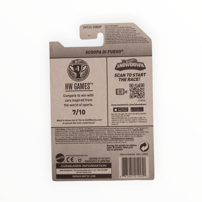 Hot Wheels Scoopa Di Fuego - Mainline (2016) 237/250