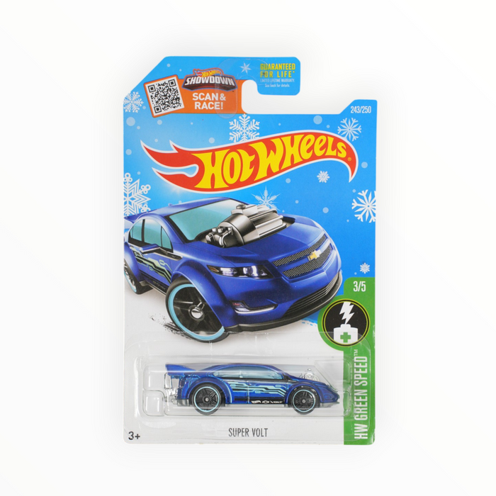 Hot Wheels Super Volt (Snowflake Card) Mainline (2016) 243/250