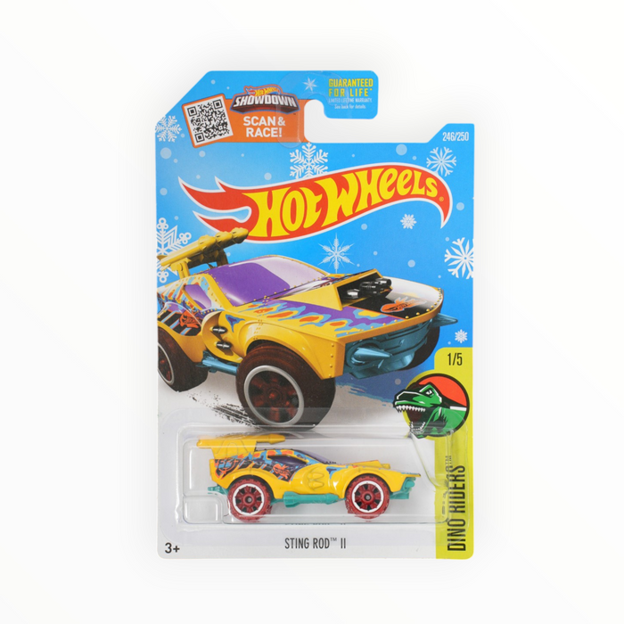 Hot Wheels Sting Rod II (Snowflake Card) Mainline (2016) 246/250