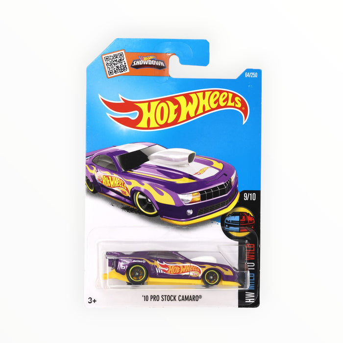 Hot Wheels '10 Pro Stock Camaro (Super Treasure Hunt) Mainline (2016) 64/250