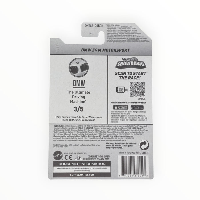 Hot Wheels BMW Z4 M Motorsport (Super Treasure Hunt) 2016 - 188/250