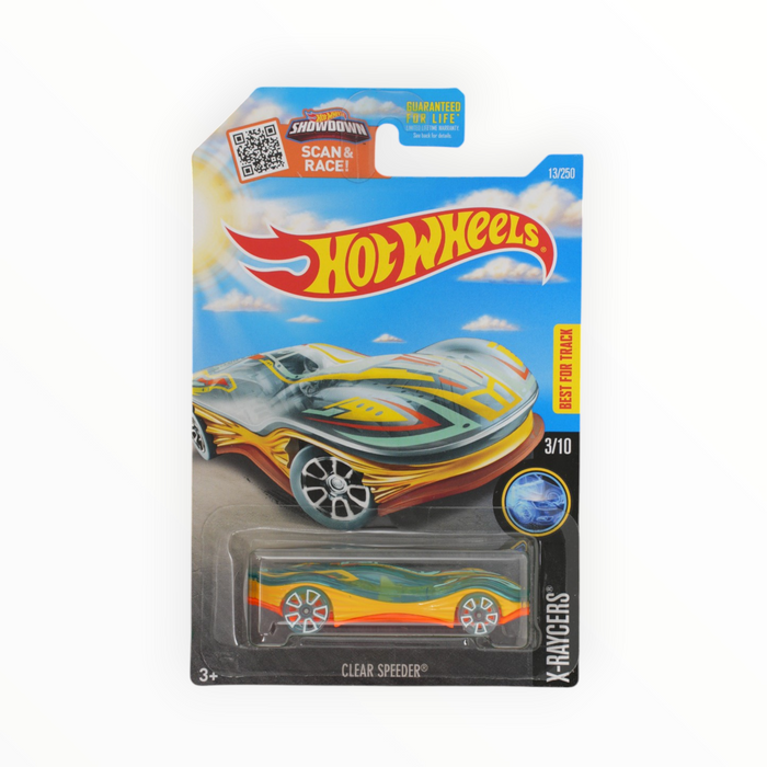 Hot Wheels Clear Speeder (Spring Card) Mainline (2016) 13/250