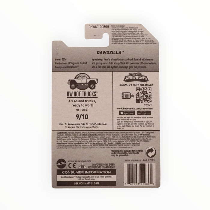 Hot Wheels Dawgzilla - Mainline (2016) 149/250