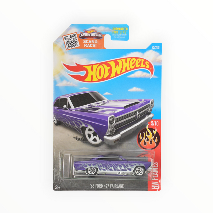 Hot Wheels 66 Ford 427 Fairlane (Spring Card) Mainline (2016) 95/250