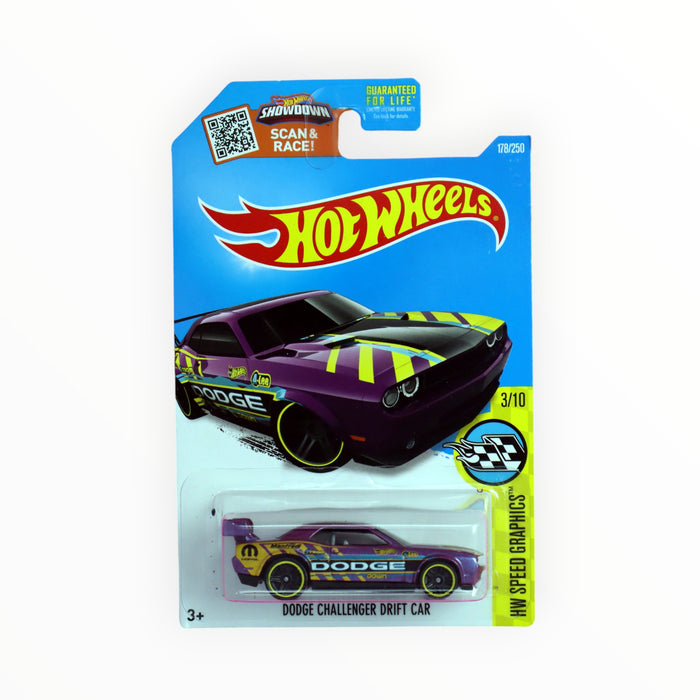 Hot Wheels Dodge Challenger Drift Car - Mainline (2016) 178/250