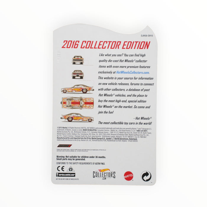 Hot Wheels '69 Dodge Charger Funny Car - Collector Edition (2016) 5/6