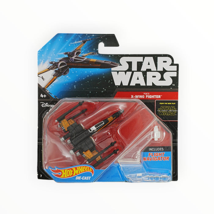 Hot Wheels Poe's X-Wing Fighter (Wings Opened) - Star Wars Starships (2016)
