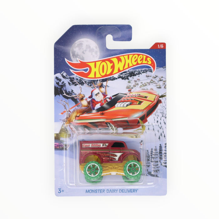 Hot Wheels Monster Dairy Delivery - Holiday Hot Rods (2016) 1/5