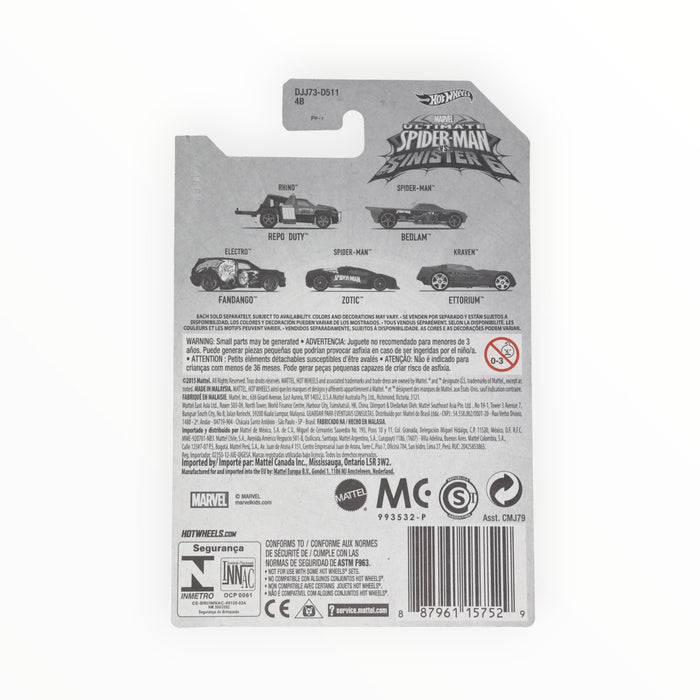 Hot Wheels Bedlam (Spider-Man) Ultimate Spider-Man (2016)