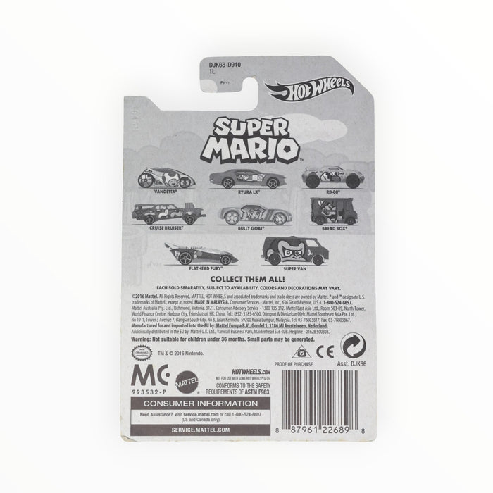 Hot Wheels Vandetta (Toad) Super Mario (2016) 1/8
