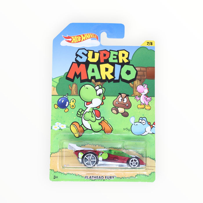 Hot Wheels Flathead Fury (Yoshi) Super Mario (2016) 7/8