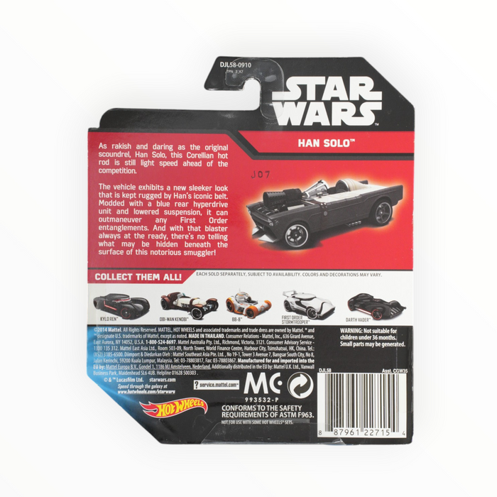 Hot Wheels Han Solo - Character Cars #20