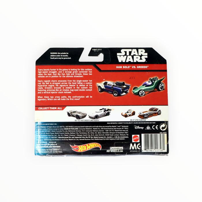 Hot Wheels Han Solo / Greedo - Character Cars (2016)