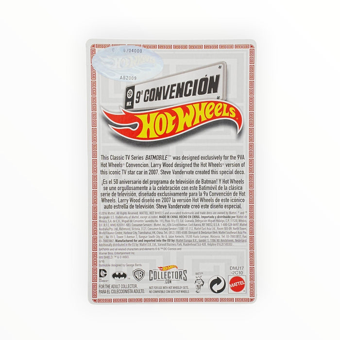 Hot Wheels Classic TV Series Batmobile - Mexico Convention (2016)