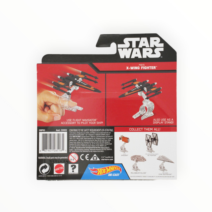 Hot Wheels Poe's X-Wing Fighter (Wings Closed) - Star Wars Starships (2016)