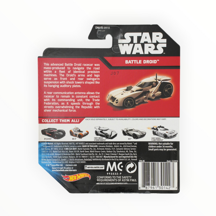 Hot Wheels Battle Droid - Character Cars #27