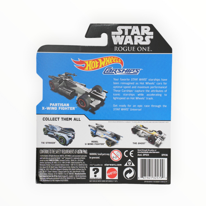 Hot Wheels Partisan X-Wing Fighter - Star Wars Carships (2017)