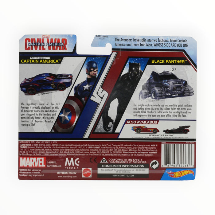 Hot Wheels Captain America / Black Panther - Character Cars (2016)