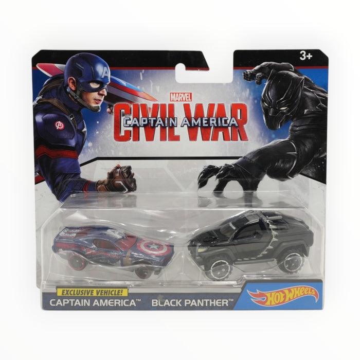 Hot Wheels Captain America / Black Panther - Character Cars (2016)