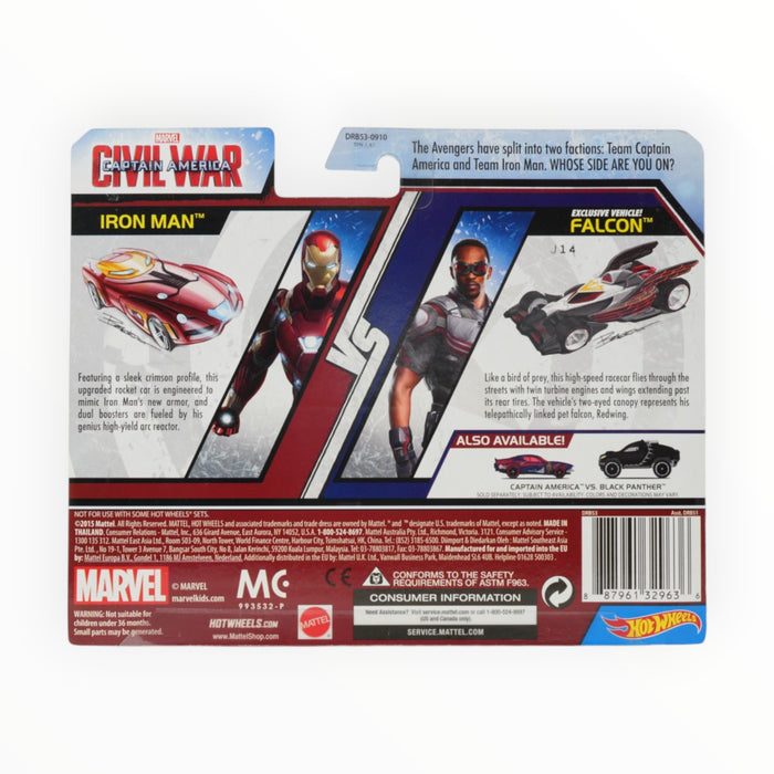 Hot Wheels Iron Man / Falcon - Character Cars (2016)