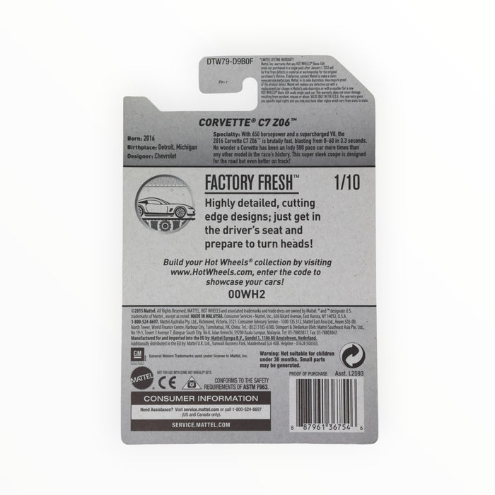 Hot Wheels Corvette C7 Z06 - Mainline (2017) 128/365