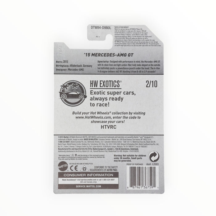 Hot Wheels '15 Mercedes-AMG GT - Mainline (2017) 256/365