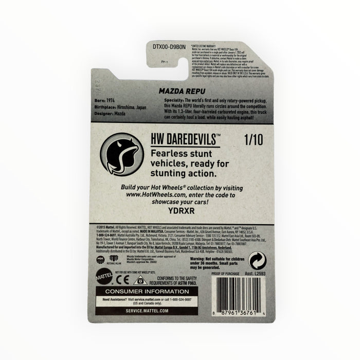 Hot Wheels Mazda REPU - Mainline (2017) 286/365