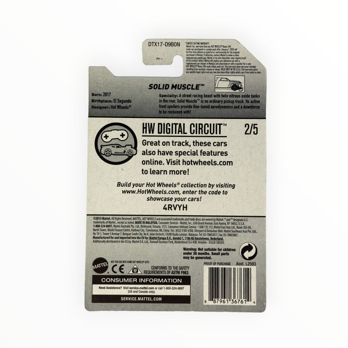 Hot Wheels Solid Muscle - Mainline (2017) 292/365