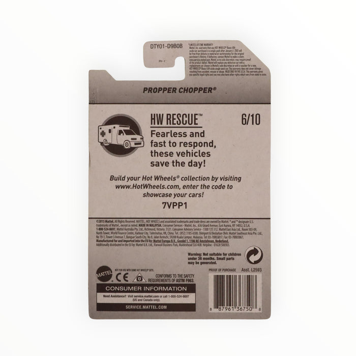 Hot Wheels Propper Chopper - Mainline (2017) 41/365