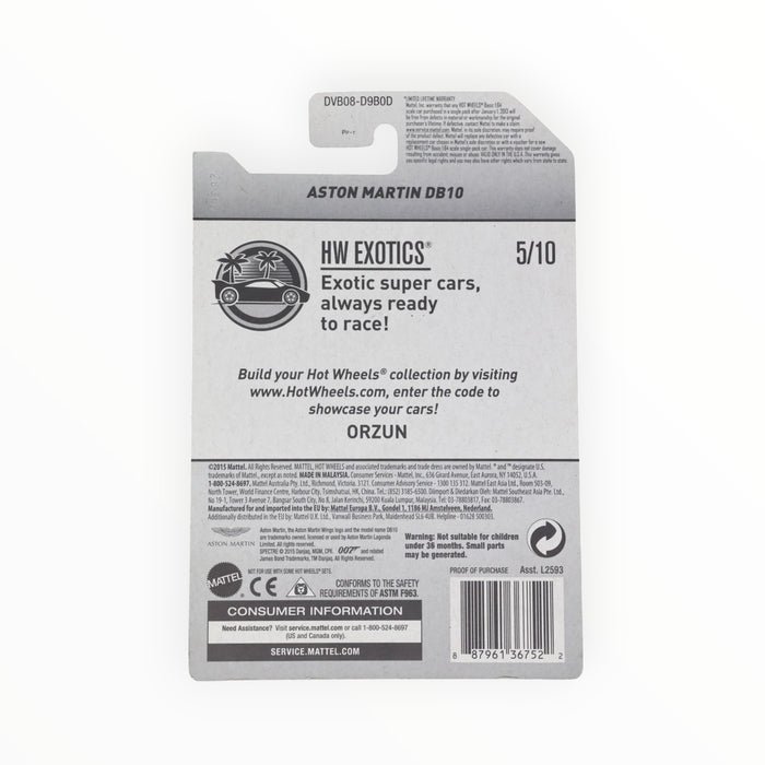 Hot Wheels Aston Martin DB10 - Mainline (2017) 96/365