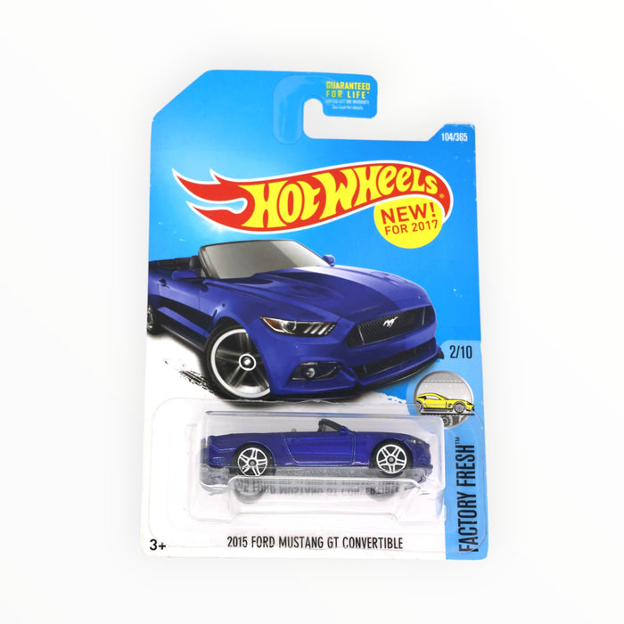 Hot Wheels 2015 Ford Mustang GT Convertible - Mainline (2017) 104/365